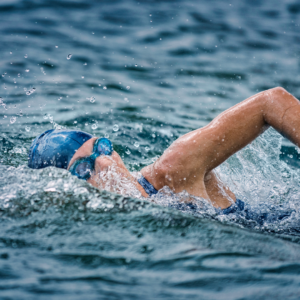 Person swimming